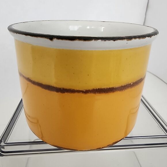 Stonehenge Midwinter "Sun" Tea Coffee Mug Yellow Cream Orange New Made England - Picture 3 of 6